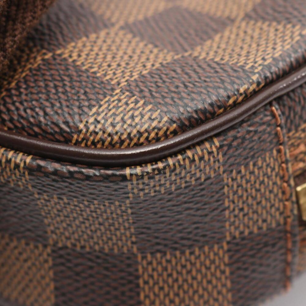 LOUIS VUITTON Authentic Brown Damier Leather Pochette Fanny Pack - Picture 8 of 9